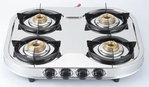 (FOUR BURNER WITH INDIVIDUAL PAN SUPPORT