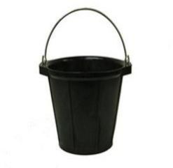 Round Non Polished Rubber Buckets, For Domestic, Capacity : 15-20ltr
