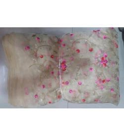 Cream Organza Tissue Fabric