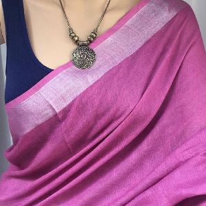 Cotton Linen Saree