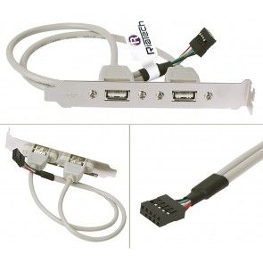 Female Cable Back PCI Panel Bracket