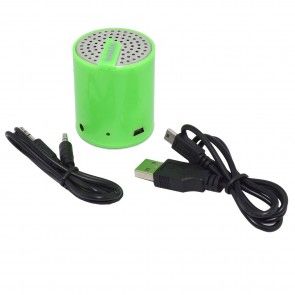 Mini Rechargeable Portable Speaker - Green