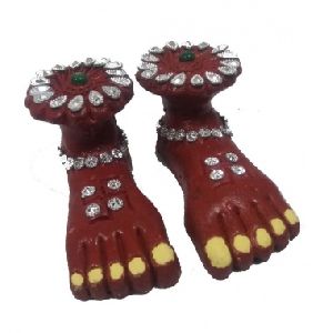 DIY handmade Laxmi Charan diwali puja traditional symbol