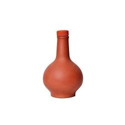 natural earthenware terracotta surahi water bottle