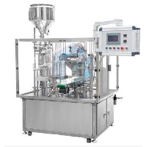 Fully Automatic Rotary Cup Filling And Sealing Machine