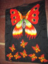 butterfly printed kaftan tops