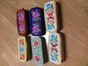Embroidered Pencil Bags