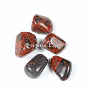 High Grade Mahagoni Obsidian Tumbled Stones