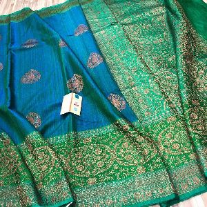 handloom banarasi tussar silk sarees