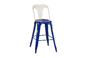 bottom Blue bar chair