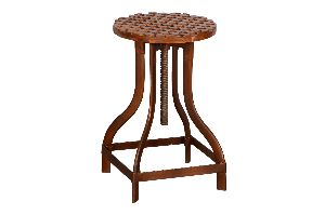 brown wooden stool bar