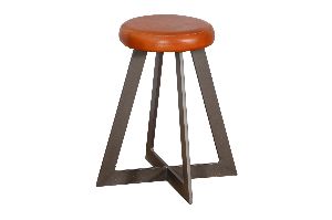 Leather Top Bar Stool