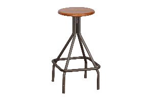 Long wooden bar stool