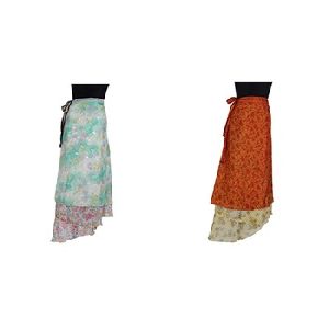 Silk Magic Wrap Skirt
