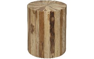 ACT16-ROUND WOOD SIDE TABLE