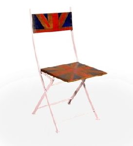 Flag Painted Folding Chair