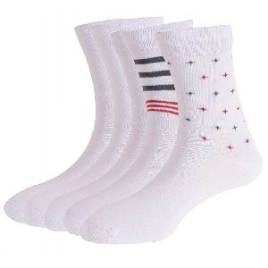 Calf Length Soft Cotton Socks