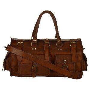 Unisex Duffle Bag with Top Flap