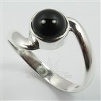 925 Solid Sterling Silver BLACK ONYX Gemstone Lovely Ring Choose Any Size ! Gift