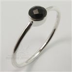 Natural BLACK ONYX Big Gemstone Amazing Ring Choose All Sizes 925 Sterling Silver