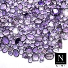 100% natural genuine amethyst faceted mixed shapes loose gemstone