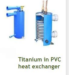 Titanium In PVC Heat Exchanger