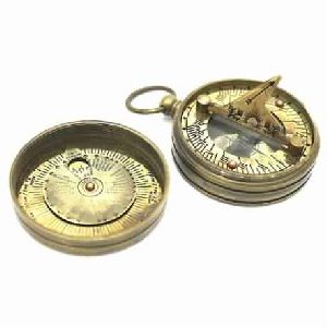 Brass Dollond Pocket Compass
