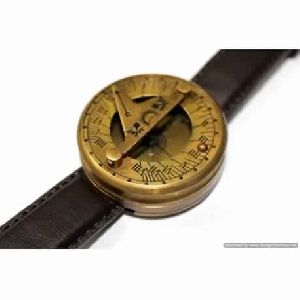 Brass Sundial Wrist Compass