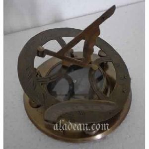Solid Brass Magnetic Compass