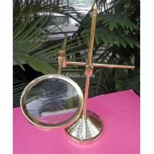Solid Brass Stand Optical Magnifier