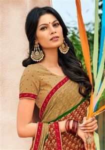5514 Laxmipati Multicolor Georgette Rangtari Saree