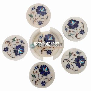 Marble Costa Tea Coaster Set