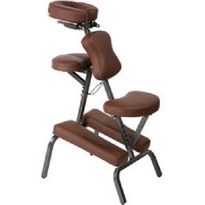 Brown Manual Portable Massage Chair