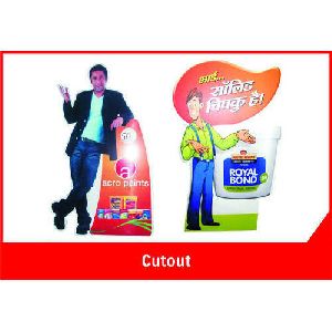 Cardboard Cut Out Standee, Style : Modern, Feature : Bright Color Display,  Dust Proof, Eye Catching Appearance at Best Price in Surat