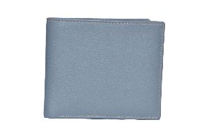 Grey Mens Leather Wallet