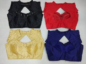 Fancy Back Colored Blouses