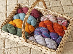silk blend yarn