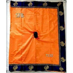 Plain Party Wear Silk Saree, Technics : Woven