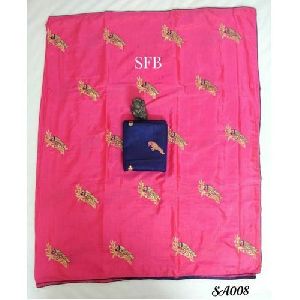 Pink Color Silk Saree