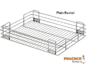 Stainless Steel Plain Kitchen Basket