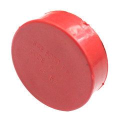 Red Split Flange Plastic Cap