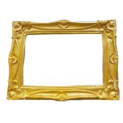 Golden Rectangular Mirror Frame