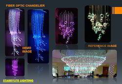 fiber optic chandelier