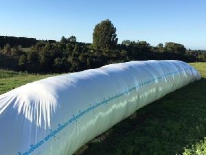 White Silage Bags