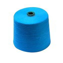 Blue Polyester Spandex Sock Yarn