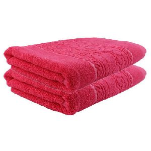 Cotton Pink Bath Towel