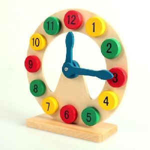 Wood Toy Clock