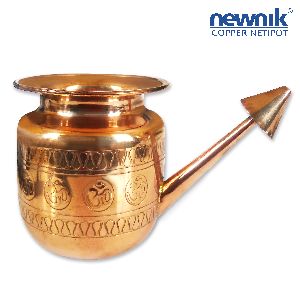 Newnik Copper AUM "HandCrafted" Jal Neti Pot.