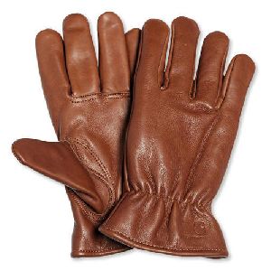 Men Leather Gloves, Color : Natural