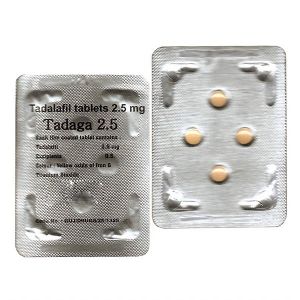 Tadaga 2.5 Tablets (Tadalafil 2.5mg)